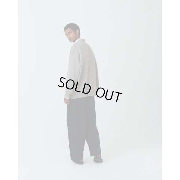 画像6: 【STUDIO NICHOLSON(スタジオニコルソン)】SOLA-V NECK KNIT/ BISCUIT