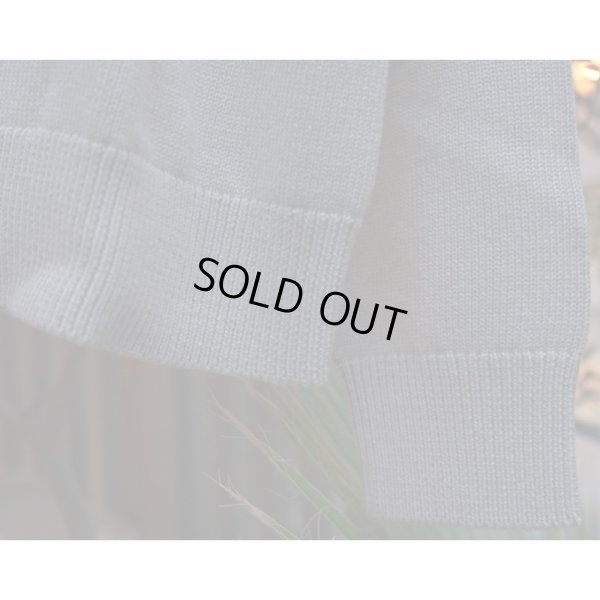 画像3: 【STUDIO NICHOLSON(スタジオニコルソン)】SOLA-V NECK KNIT/ BISCUIT