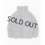 【STUDIO NICHOLSON(スタジオニコルソン)】OJECT-INJECTION DOWN SHORT JACKET/FLINT