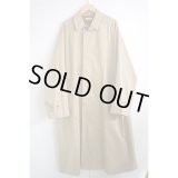 【INTÉRIM(インテリム)】HYPER BIG GIZA GABARDINE SINGLE RAGLAN COAT/BEIGE(IT22A031)