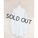 【INTÉRIM(インテリム)】HYPER BIG 200/2 SUPIMA BROAD STAND COLLAR SHIRT(IT22S059)