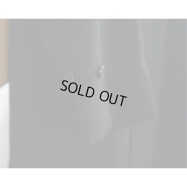 画像7: 【INTÉRIM(インテリム)】HYPER BIG PURE BLACK WOOL GABARDINE SINGLE RAGLAN COAT(IT22A023)