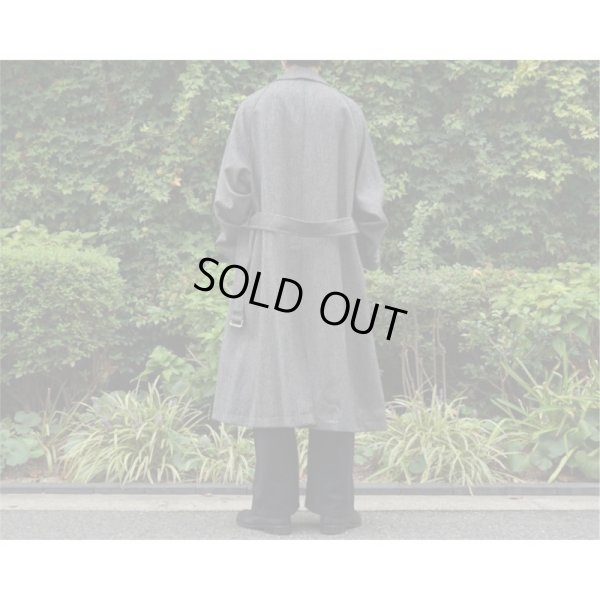 画像9: 【INTÉRIM(インテリム)】HYPER BIG LOVAT KIRK TWEED SINGLE RAGLAN BELTED OVER COAT(IT22A005)/GRAY HERRINGBONE