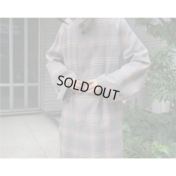 画像12: 【INTÉRIM(インテリム)】HYPER BIG HOUNDSTOOTH CHECK PLAID SINGLE RAGLAN BELTED OVER COAT(IT22A011)