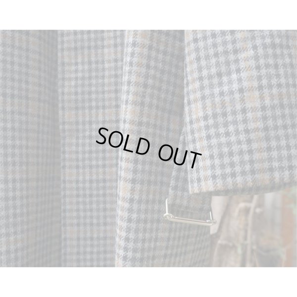 画像5: 【INTÉRIM(インテリム)】HYPER BIG LOVAT KIRK TWEED SINGLE RAGLAN BELTED OVER COAT(IT22A007)/BLACK×GRAY