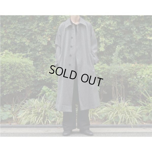 画像6: 【INTÉRIM(インテリム)】HYPER BIG LOVAT KIRK TWEED SINGLE RAGLAN BELTED OVER COAT(IT22A005)/GRAY HERRINGBONE