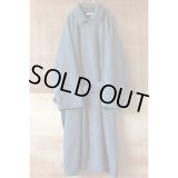 【INTÉRIM(インテリム)】HYPER BIG LOVAT KIRK TWEED SINGLE RAGLAN BELTED OVER COAT(IT22A005)/GRAY HERRINGBONE