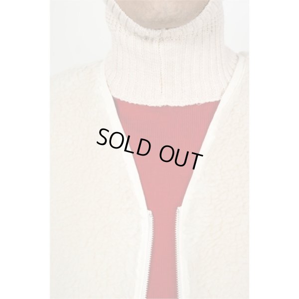 画像4: 【CAMIEL FORTGENS(カミエルフォートヘンス)】FLEECE VEST WOOL(CF.14.05.01.01)/ OFF WHITE