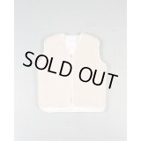 【CAMIEL FORTGENS(カミエルフォートヘンス)】FLEECE VEST WOOL(CF.14.05.01.01)/ OFF WHITE