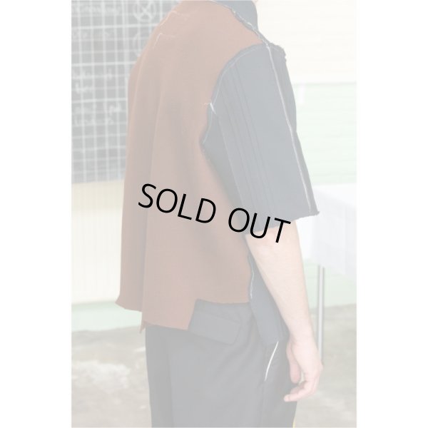 画像4: 【CAMIEL FORTGENS(カミエルフォートヘンス)】RELIEF SHIRT(CF.15.03.03.01)/ NAVY/BROWN