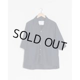 【CAMIEL FORTGENS(カミエルフォートヘンス)】BOXY SHIRT(CF.15.04.02.01)/ NAVY