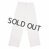 【TANAKA(タナカ)】ST-48 WORK JEAN TROUSERS/ RINSED RAW WHITE