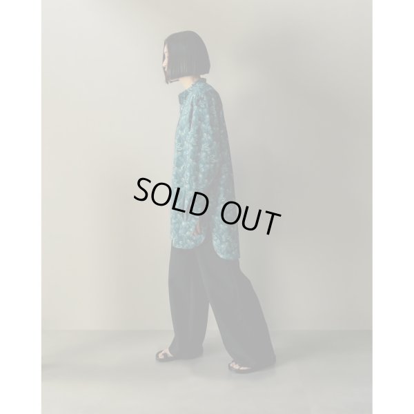 画像10: 【HEUGN（ユーゲン）】“Rob for VELVET” BAND COLLAR SHIRT -  Eden Blue