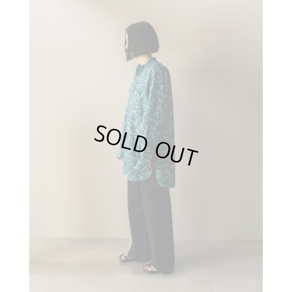 画像9: 【HEUGN（ユーゲン）】“Rob for VELVET” BAND COLLAR SHIRT -  Eden Blue