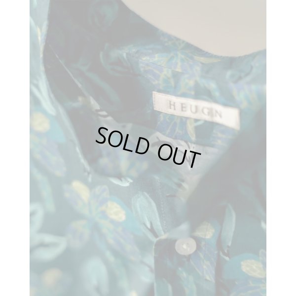 画像3: 【HEUGN（ユーゲン）】“Rob for VELVET” BAND COLLAR SHIRT -  Eden Blue