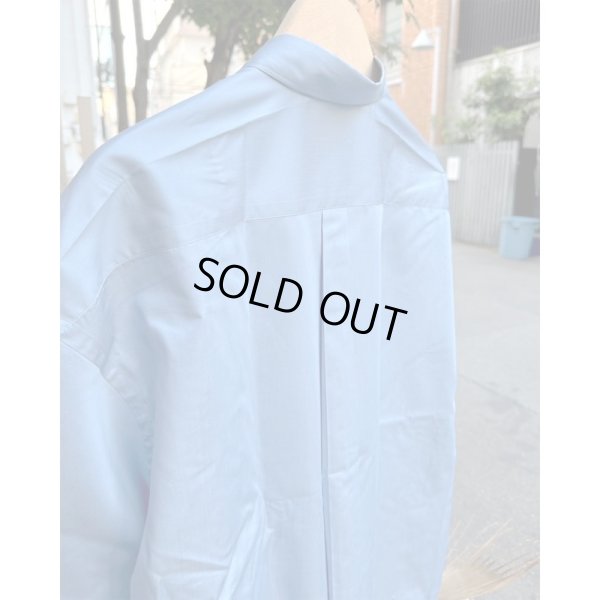 画像3: 【INTÉRIM(インテリム)】HYPER BIG 200/2 SUPIMA TWILL REGULAR COLLAR SHIRT(IT23S029)/ BLUE