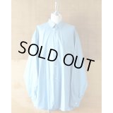 【INTÉRIM(インテリム)】HYPER BIG 200/2 SUPIMA TWILL REGULAR COLLAR SHIRT(IT23S029)/ BLUE