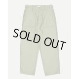 【INTÉRIM(インテリム)】GIZA BACK SATIN BAKER PANTS(IT22S167)/ OLIVE
