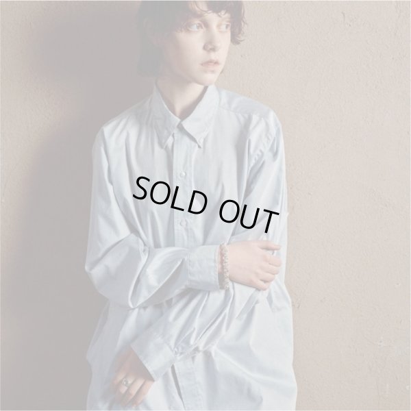 画像6: 【INTÉRIM(インテリム)】HYPER BIG 200/2 SUPIMA TWILL REGULAR COLLAR SHIRT(IT23S029)/ L.BLUE