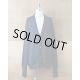 【INTÉRIM(インテリム)】SILK 100% CARDIGAN(IT22S031)/ BLACK