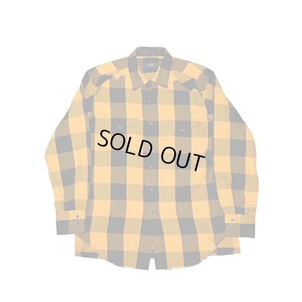 画像1: 【ensou.(エンソウ)】Broken Western Shirt / Yellow