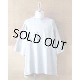 【INTÉRIM(インテリム)】LONG STAPLE AUSTRALIAN COTTON HYPER BIG T-SHIRT(IT23S101)/B.GRAY