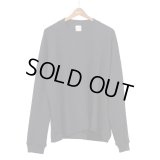 【JAN-JAN VAN ESSCHE(ヤンヤンヴァンエシュ)】CREWNECK SWEATSHIRT(SWEAT＃57)/ BLACK PANCAKE JERSEY