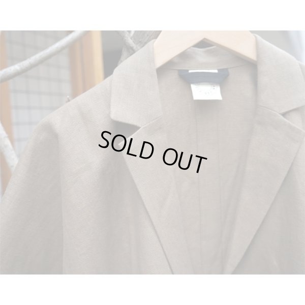 画像3: 【JAN-JAN VAN ESSCHE(ヤンヤンヴァンエシュ)】OVERSIZED BLAZER(JACKET＃50)/ CEMENT HEMP TWILL