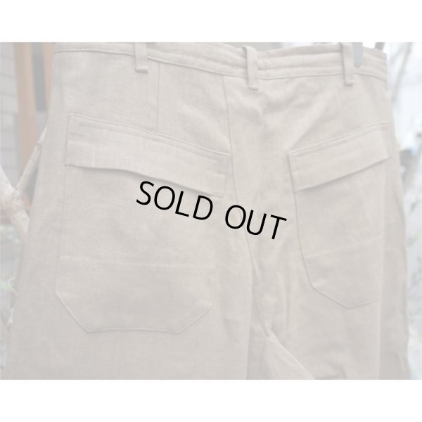 画像4: 【JAN-JAN VAN ESSCHE(ヤンヤンヴァンエシュ)】CHINO STYLE TROUSERS(TROUSERS#72)/ CEMENT HEMP TWILL