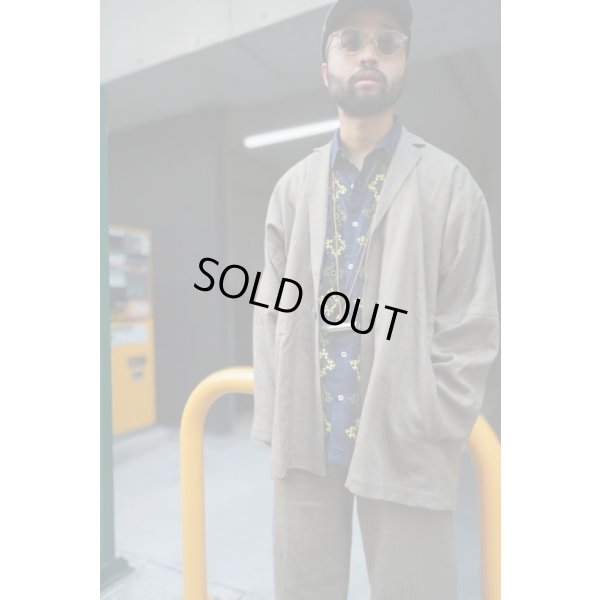 画像8: 【JAN-JAN VAN ESSCHE(ヤンヤンヴァンエシュ)】OVERSIZED BLAZER(JACKET＃50)/ CEMENT HEMP TWILL