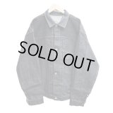 【INTÉRIM(インテリム)】HYPER BIG WWII“1ST”SHUTTLE DENIM JACKET(IT22S013)/BLACK