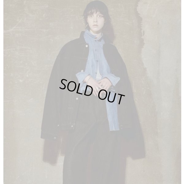 画像3: 【INTÉRIM(インテリム)】HYPER BIG WWII“1ST”SHUTTLE DENIM JACKET(IT22S013)/BLACK