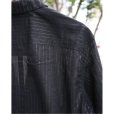 画像6: 【ensou.(エンソウ)】Messy Shirt/ Black Lame Stripe