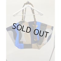 【KHOKI(コッキ)】Color-block vinyl bag/ Blue