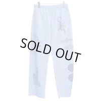 【ensou.(エンソウ)】Multi-print Sweatpants/ White