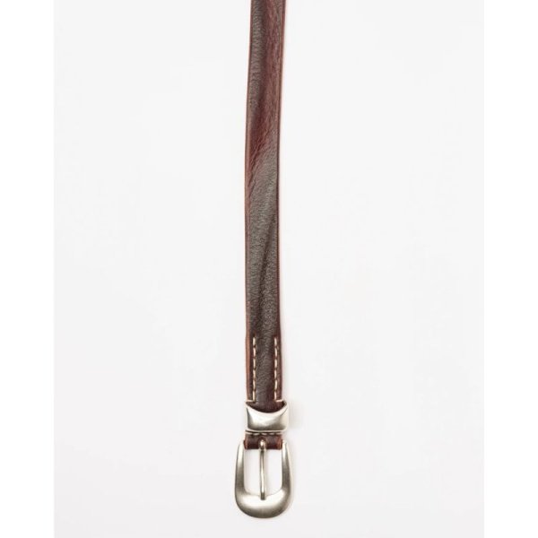 画像2: 予約商品【OUR LEGACY(アワーレガシー)】2 CM BELT/ Brown Leather
