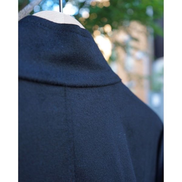 画像7: 【GABRIELA COLL GARMENTS(ガブリエラコールガーメンツ)】HEAVY WOOL OVERSIZED COAT/ BLACK