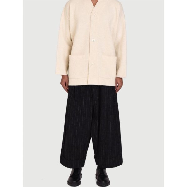 画像3: 【toogood(トゥーグッド)】THE BAKER TROUSER/ CRUMPLED STRIPE/ WALNUT