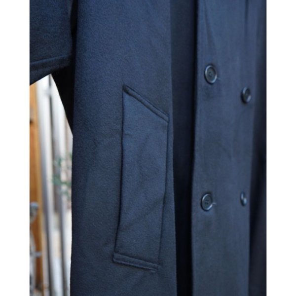 画像6: 【GABRIELA COLL GARMENTS(ガブリエラコールガーメンツ)】HEAVY WOOL OVERSIZED COAT/ BLACK