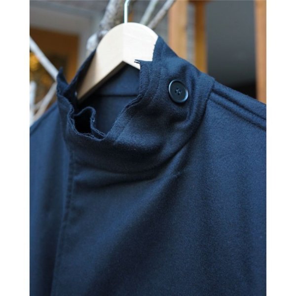 画像4: 【GABRIELA COLL GARMENTS(ガブリエラコールガーメンツ)】HEAVY WOOL OVERSIZED COAT/ BLACK