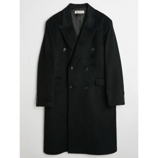 画像1: 【OUR LEGACY(アワーレガシー)】WHALE COAT/ Black Hairy Wool