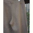 画像4: 【seya.(セヤ)】DOUBLE FACE YAK TROUSERS/ UNDYED YAK BROWN (4)