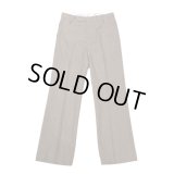 【m's braque(エムズブラック)】NEW FLAIR PANTS/ MIX TWEED KHAKI