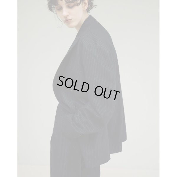 画像7: 【HEUGN(ユーゲン)】“Adam” WIDE STRIPE 6B - Navy