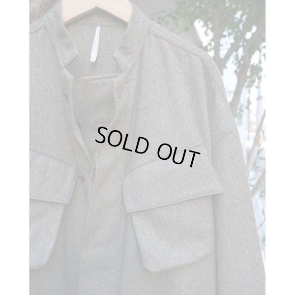 画像5: 【m's braque(エムズブラック)】 FIELD JACKET/ MIX TWEED KHAKI