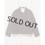 【CAMIEL FORTGENS(カミエルフォートヘンス)】OVERSIZED WORKER JACKET(CF.16.09.02.02)/ BROWN