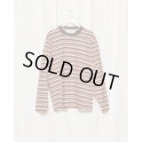 【CAMIEL FORTGENS(カミエルフォートヘンス)】 BIG TEE LS(CF.16.01.04.01)/ ORANGE STRIPE