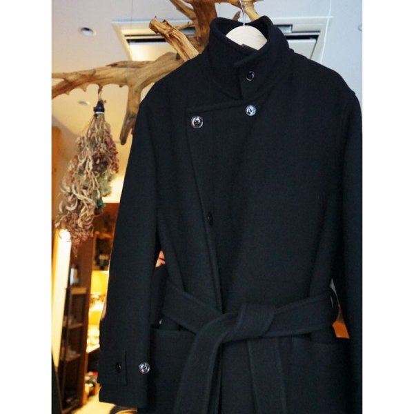 画像2: 【LEMAIRE(ルメール)】WRAP COAT/ BLACK