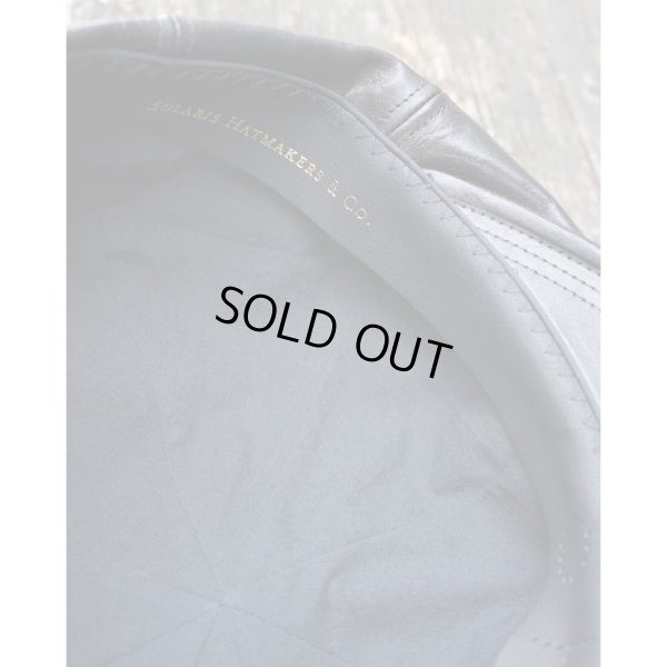 画像7: 【SOLARIS&CO.(ソラリスアンドコー)】HORSEHIDE CASQUETTE-SHALLOW "OLDBOY"/ BLACK