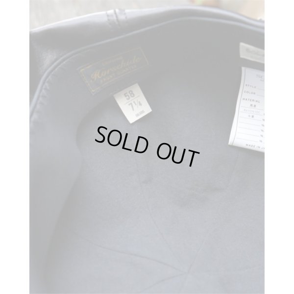 画像8: 【SOLARIS&CO.(ソラリスアンドコー)】HORSEHIDE CASQUETTE-SHALLOW "OLDBOY"/ BLACK